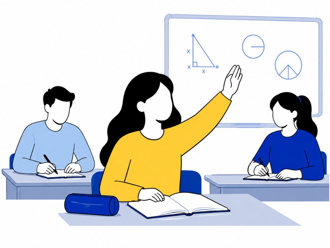 Élèves en classe apprenant