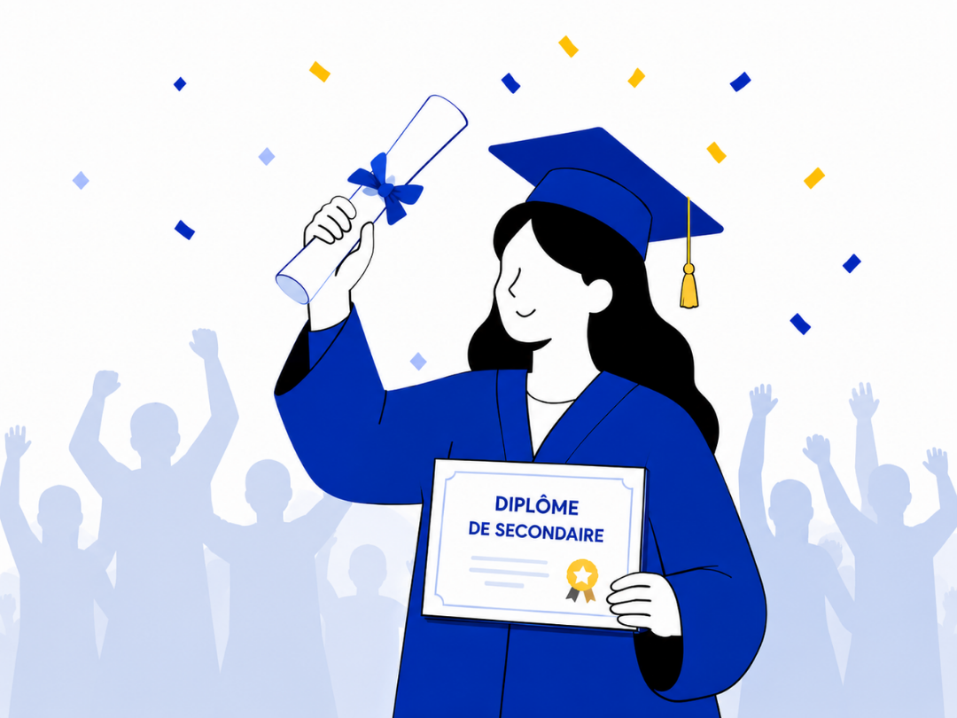 Diplôme de secondaire et remise